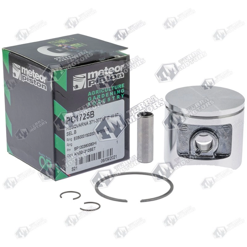 Kit piston drujba Husqvarna 371, 372 50mm (1 segment) (Meteor) 